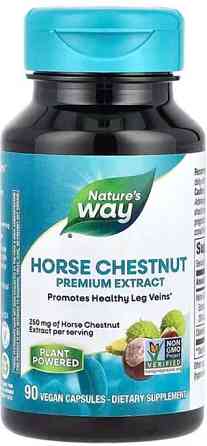 Конский каштан Nature's Way  Horse Chestnut 250 мг 90 капс Киев