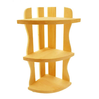 Кутова настінна полиця "Бані" каррі Миколаїв - фото 1