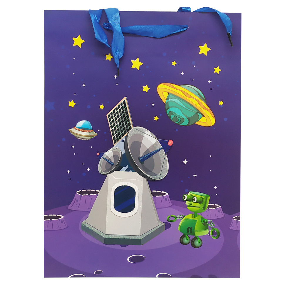 Подарунковий пакет 2377L, 40 х 30 х 0,1 Супутник Вінниця - фото 1