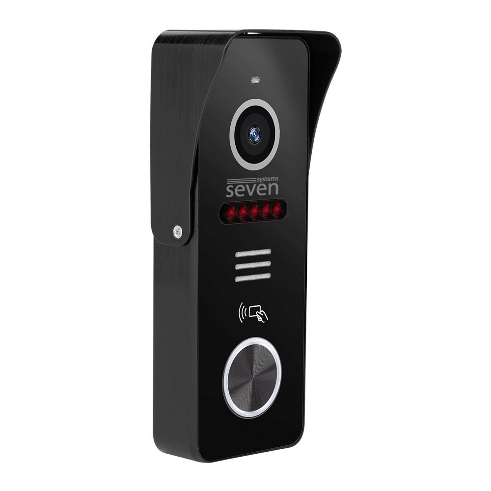Виклична панель домофону з вбудованим зчитувачем карток EM-Marin SEVEN CP-7502F RFID black Київ - фото 11