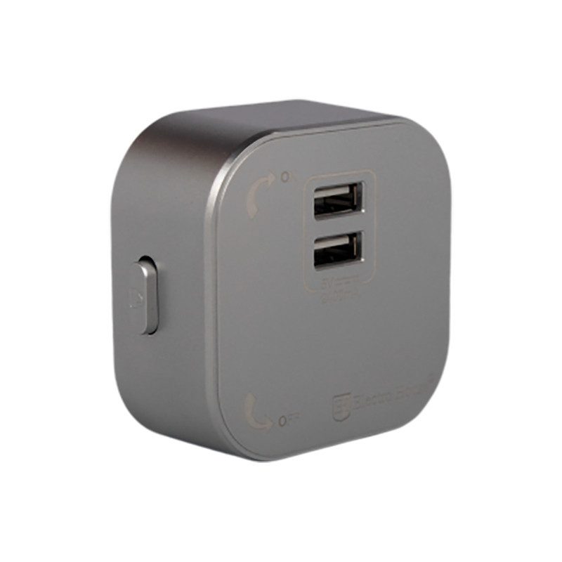 Розетка трековая двойная USB 2.4 А, Unique Elegance Pandora (серебро) Днепр - изображение 2