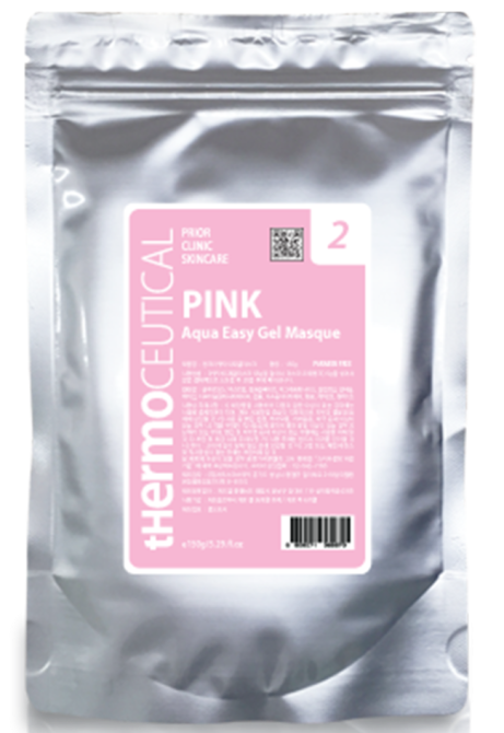 Гидрогелевая маска для антивозрастной терапии чувствительн  Aqua Easy Gel Masque + Powder-Pink - THERMOCEUTICA Днепр - изображение 1