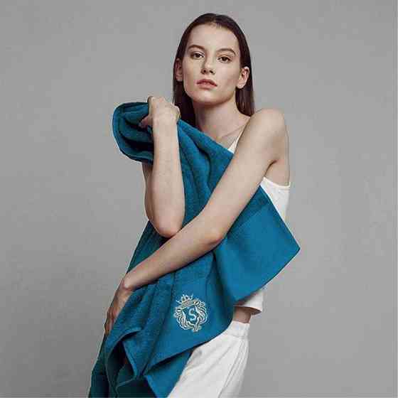 Набір Рушників Lovely Svi - Комплект Банних Рушників: 1 шт - 70 x 140 см, 2 шт - 34 x 72 см Ізумрудний Київ