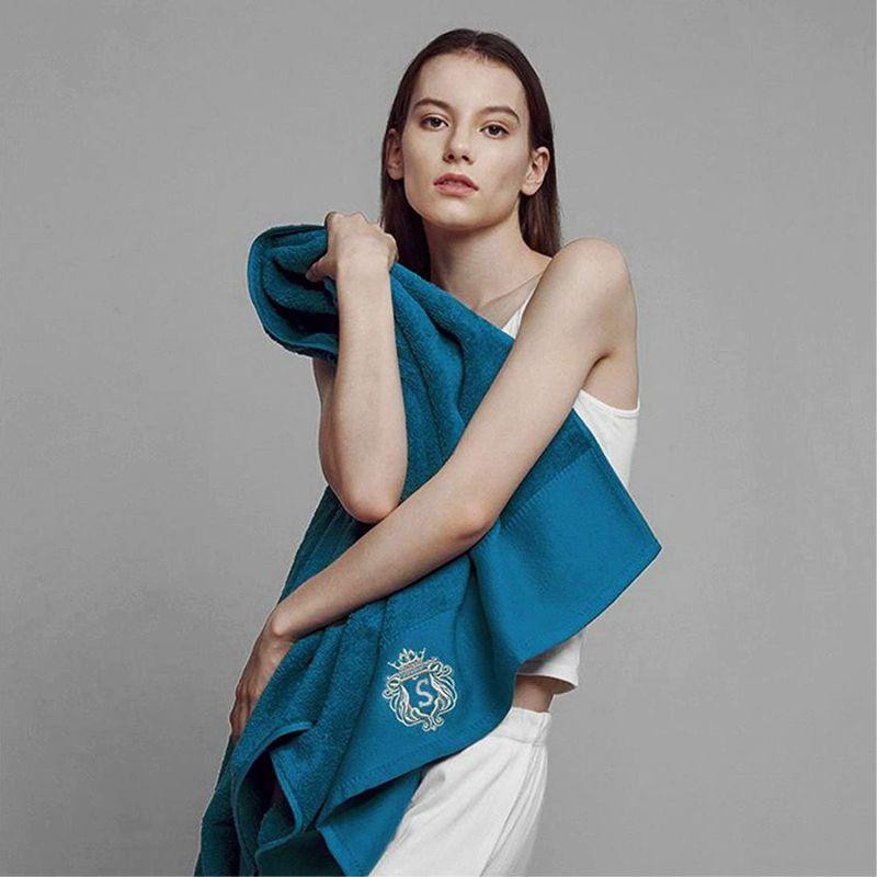 Набор Полотенец Lovely Svi - Комплект Банных Полотенец: 1 шт-70 x 140 см, 2 шт-34 x 72 см Изумруд Киев - изображение 5