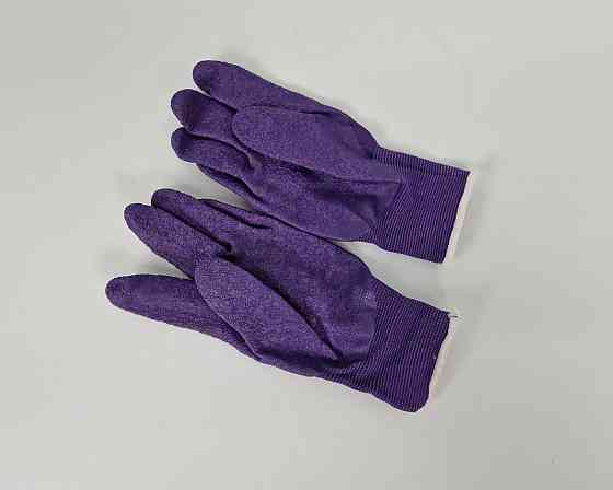 Господарські рукавички зі стрейчева покрита спіненим латексом No379 (12 пар) Харків