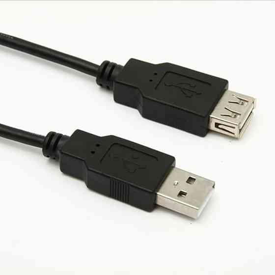 Кабель продовжувач USB 2.0 AM-AF, 2.0 м чорний Вінниця