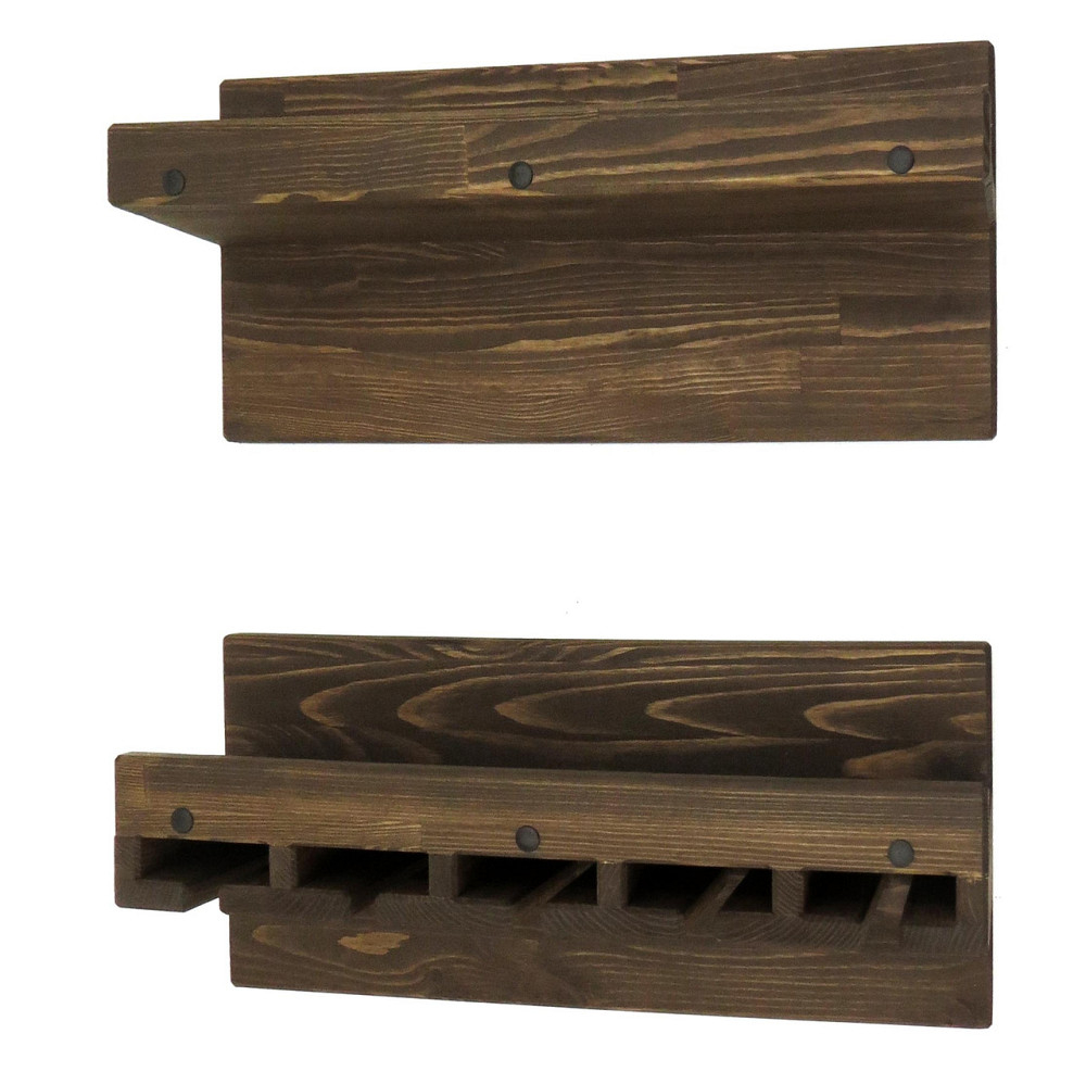 Настінна винна полиця "Кагосіма" капучино Миколаїв - фото 1