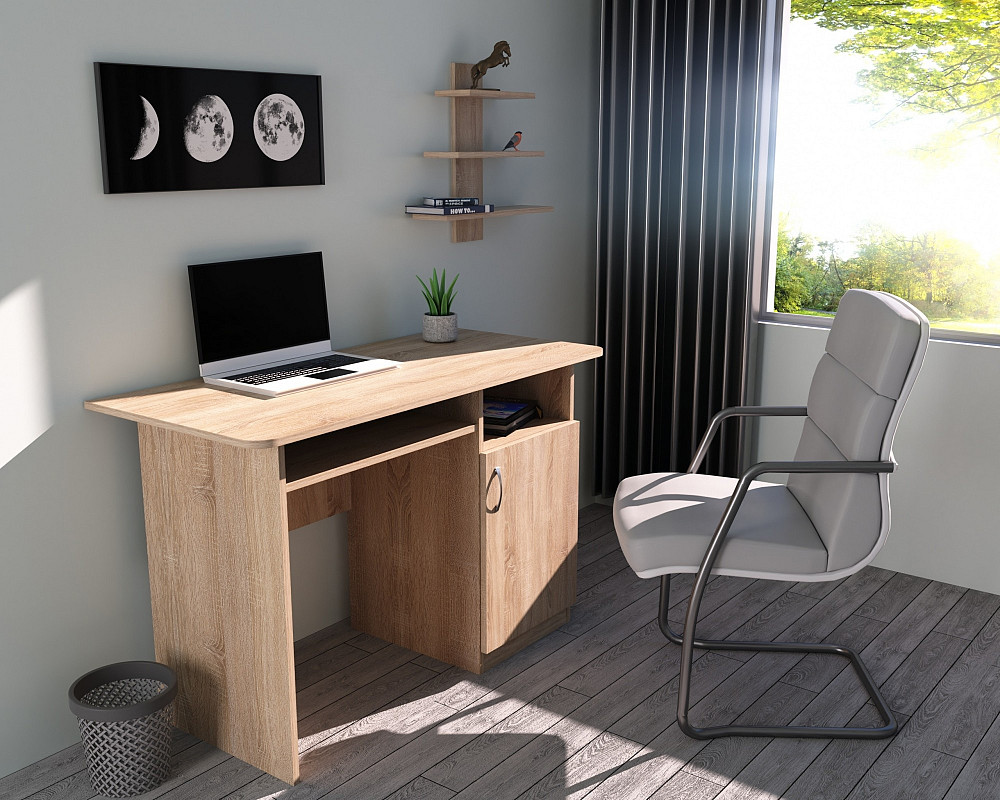 Стол письменный СП-1 №3, Дуб Сонома, 1100/550/760 Львов - изображение 2