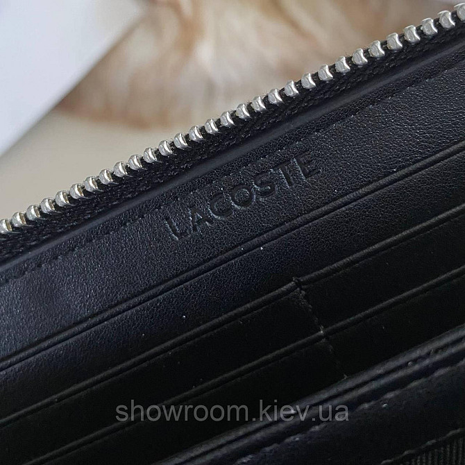 Чоловічий гаманець клатч на блискавці Lacoste (1719) Київ - фото 3
