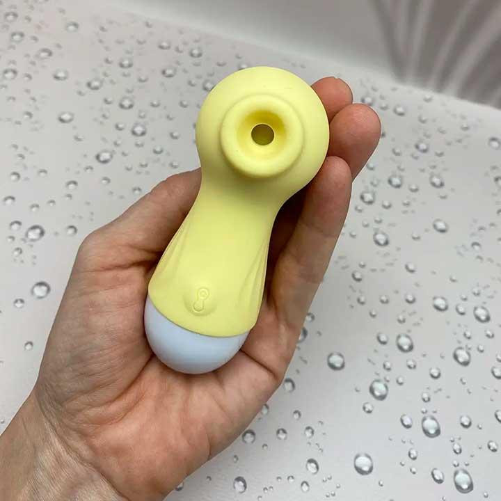 Кліторальний вакуумний вібратор Wo-sex Lilo (вуманайзер) USB - Лимонний - Вібратори Вінниця - фото 14