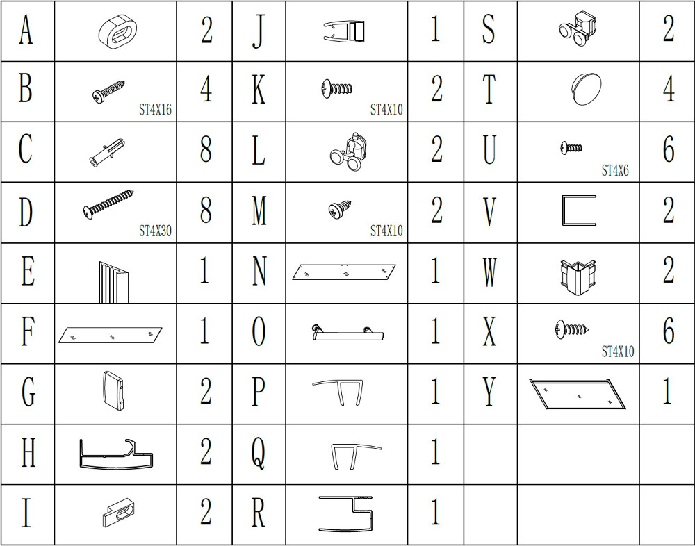 Душова кабіна прямокутна без піддона NISA N120TC (N120T) BRAVO (1уп.) Тернопіль - фото 7
