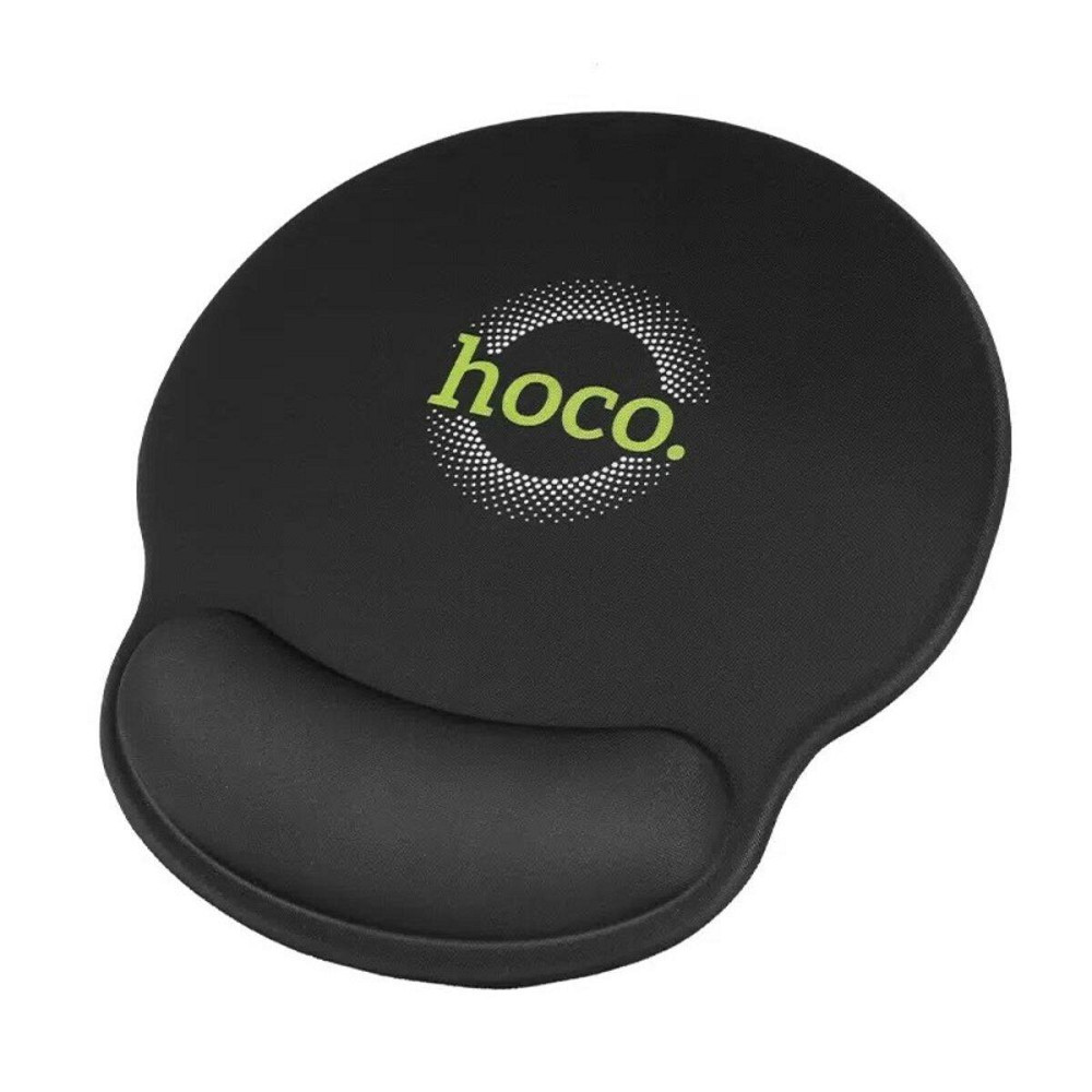 Килимок для миші HOCO GM30 Polar Fox mouse pad with wrist support Black 6942007623339 Одеса - фото 1