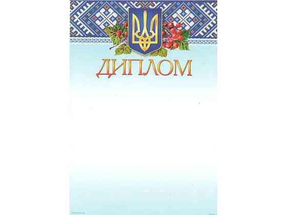 Диплом No ДМ-030 А4 ТМ ЛЮКС КОЛОР Київ