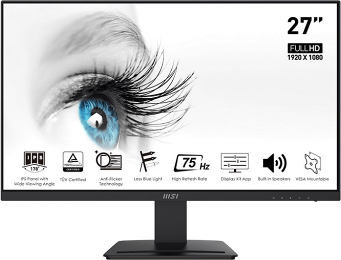 Монітор IPS 27" FHD (1920 x 1080) 5ms 75Hz 178/178   DP/ HDMI /Mic/HP/колонки 2*2W PRO MP273 Київ - фото 1