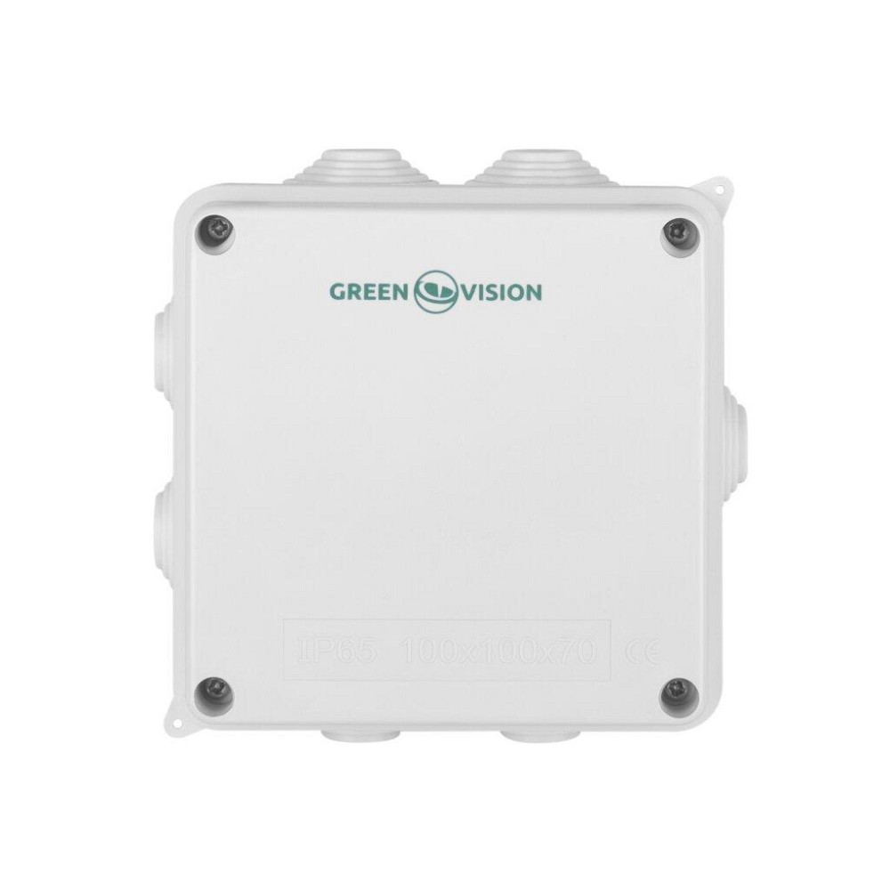 Коробка розподільна 100х100х70 IP65 зовнішня з резинками Київ - фото 1