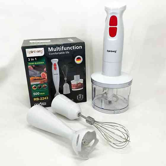 Портативный блендер для смузи Rainberg, Блендер нержавеющая сталь Мультифункциональный TD-97 Львов