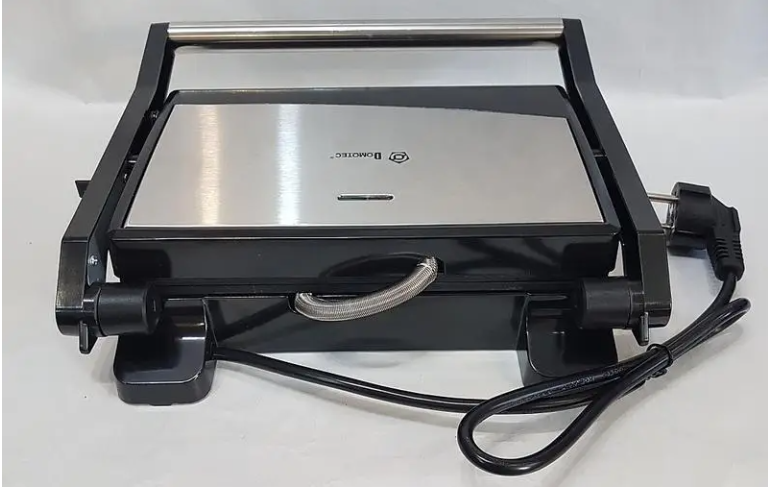 Гриль DOMOTEC MS-7708, 1000 Вт, контактний, антипригарне покриття, розмір 23х14 см, ідеальний для дому Одеса - фото 9