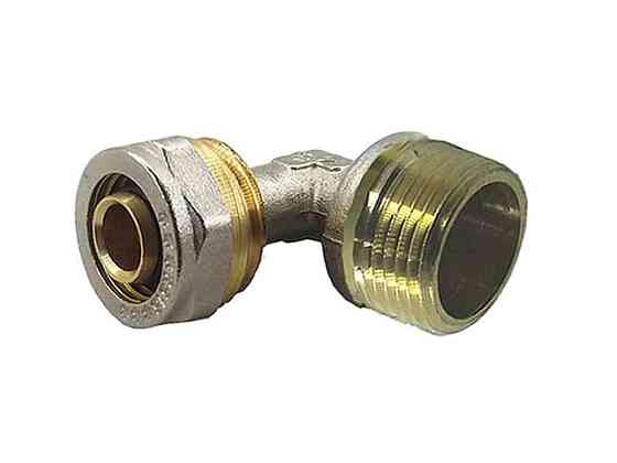 Кутник 1/2 WING 16*1/2 з нікель Pex-Al-Pex ТМ SAT Solmir Київ