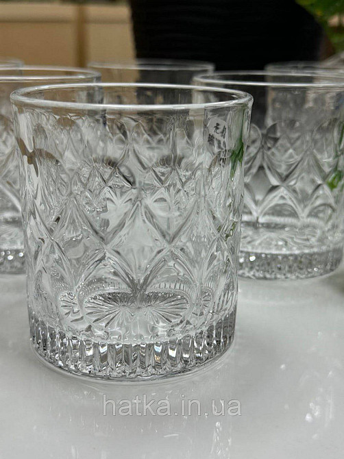 Набір склянок OLens "Орієнт" 270 мл 6 шт. низький прозорий для дому та ресторанів 102-692 Київ - фото 2