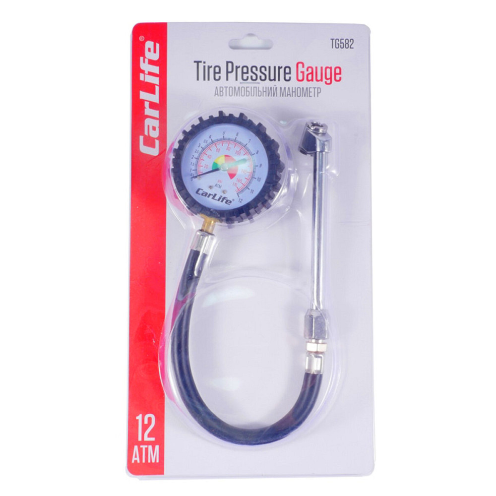 Манометр автомобільний CarLife TG582 Київ - фото 1