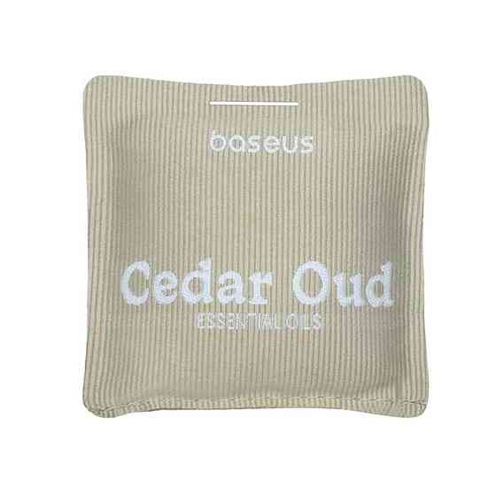 Автомобильный освежитель воздуха Baseus Margaret Series Car Air Freshener (Cedar Oud) Frosted Gray Ковель