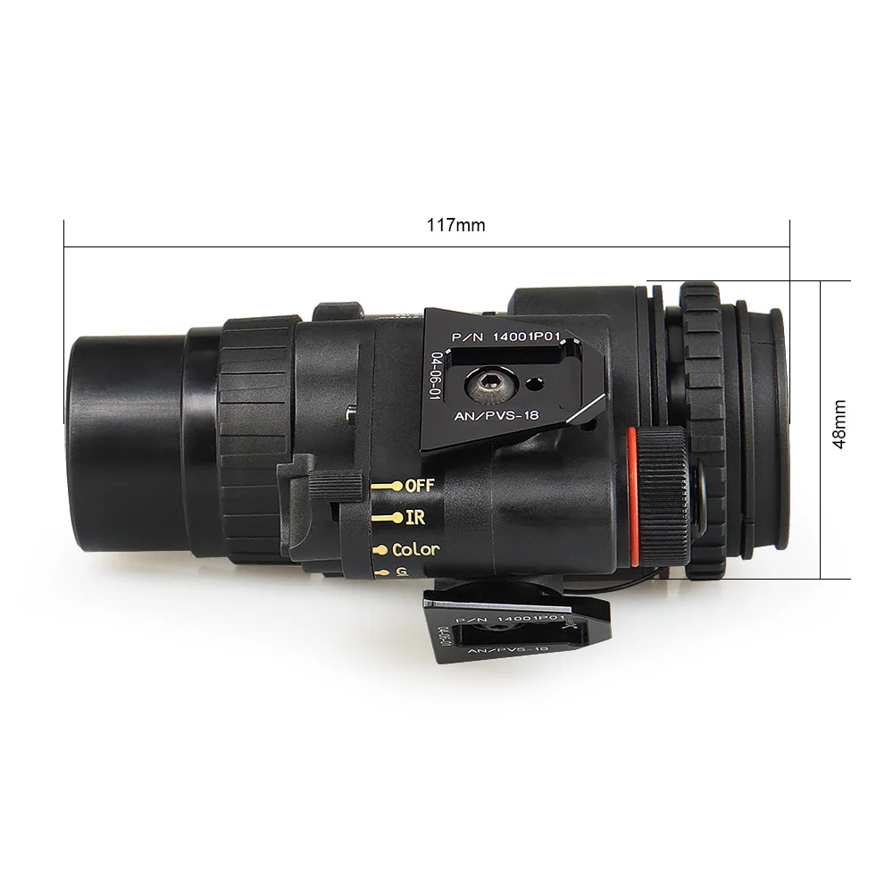 Прилад нічного бачення PVS-18A1 USA з кріпленням Mount на шолом (довжина хвилі 940нм) у кейсі Вінниця - фото 6