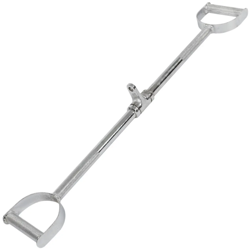 Ручка для верхньої тяги York Fitness 86см з паралельним хватом пряма, хром Киев - изображение 1