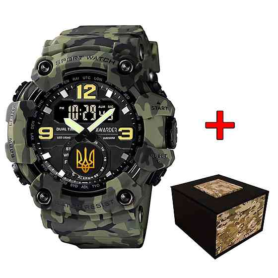 Awarder 004 Тризуб золото Camo Green Київ