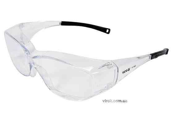 Окуляри захисні YATO закриті, прозорі [12/240] Одесса