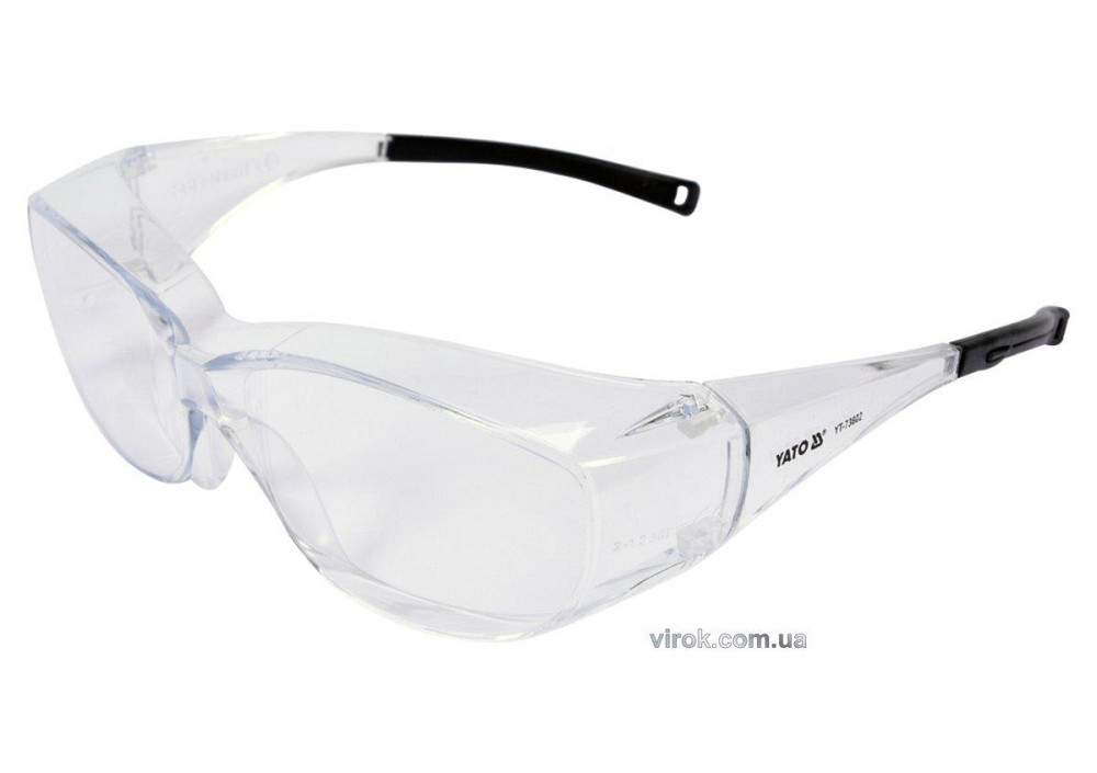 Окуляри захисні YATO закриті, прозорі [12/240] Одесса - изображение 1