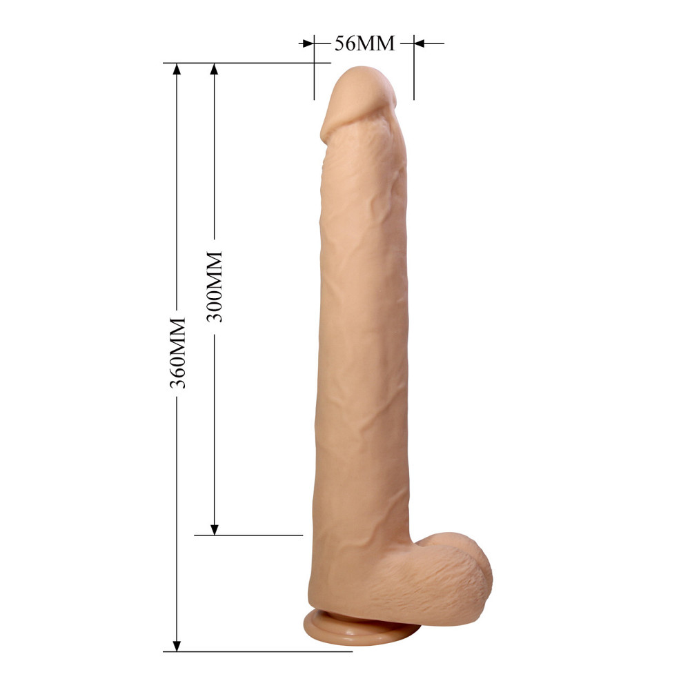 Фалоімітатор - Pretty Love Dany 14.2" Sex Aura Київ - фото 9