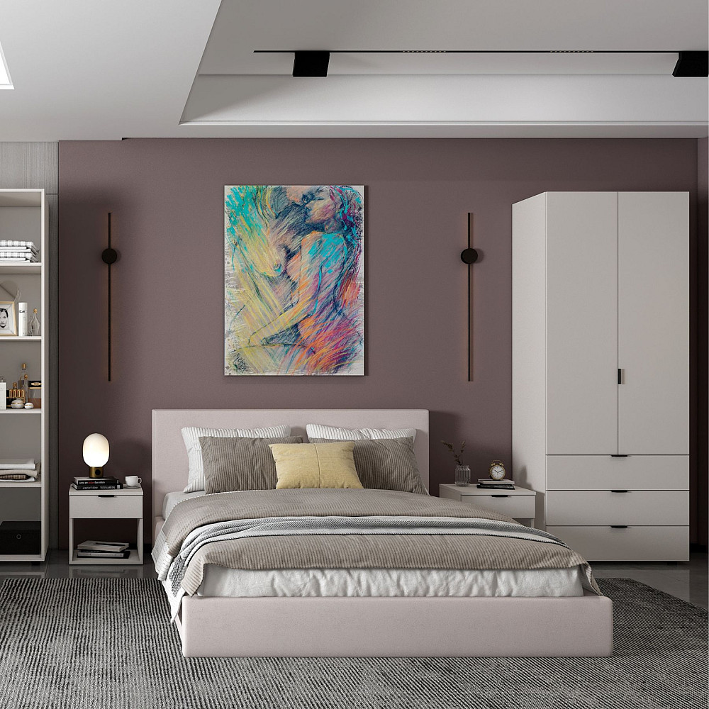 Шафа розпашна для одягу Doros Гелар 77,5х49,5х203,4 см Кашемір (DRS-011237) Львів - фото 1