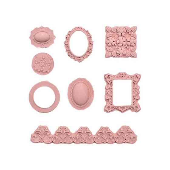 Молд силиконовый Рамки 85 на 85 мм серый Киев