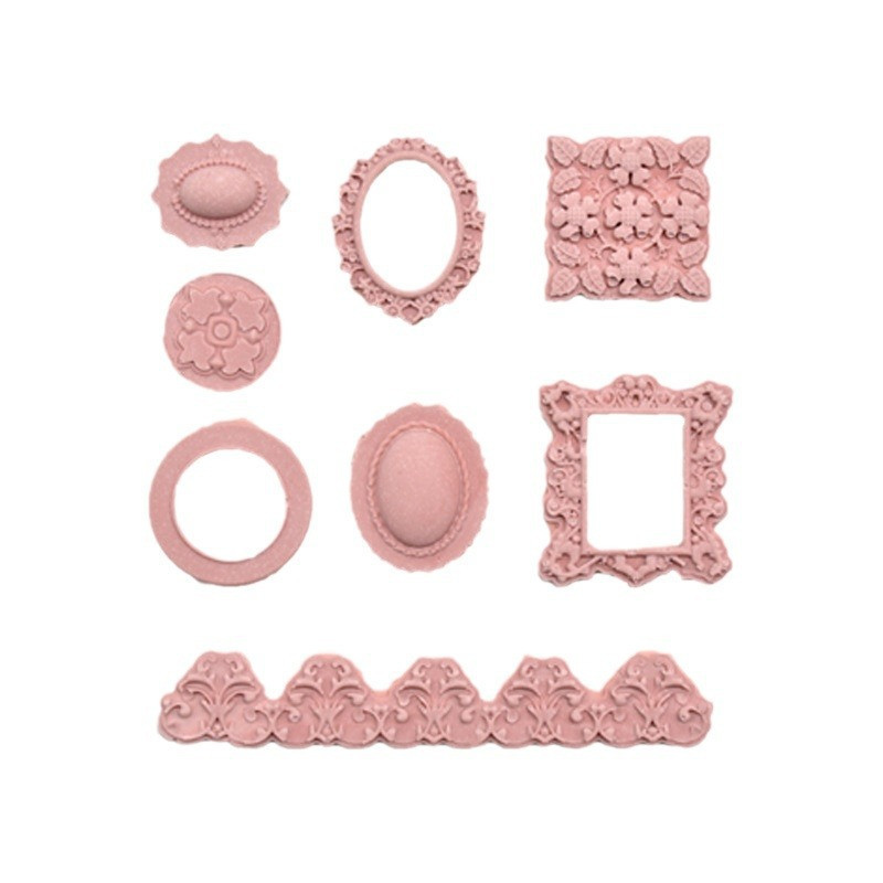 Молд силиконовый Рамки 85 на 85 мм серый Киев - изображение 5