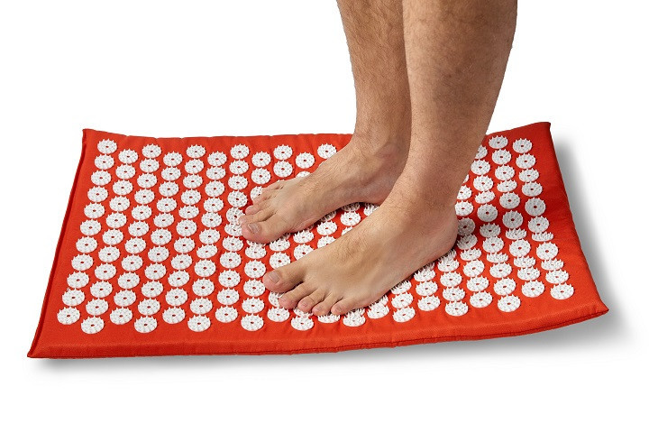 Аплікатор Кузнєцова серія Eko-Max Помаранчевий (Килимок + Чохол) – Масажний комплект для комфорту та розслаблення Івано-Франківськ - фото 1