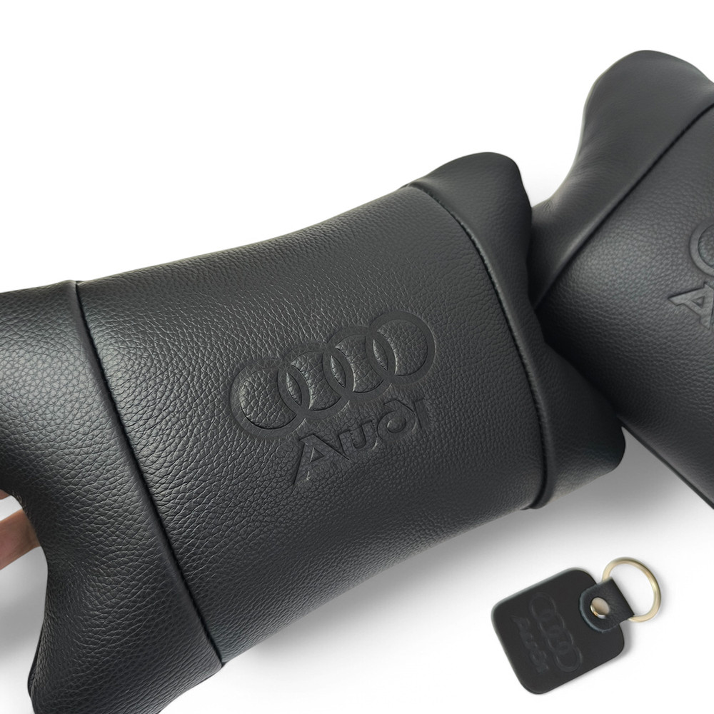 Автомобільна подушка для шиї Audi, Подарунок водію, Подушка підголовник з логотипом NZ-69 Львів - фото 17