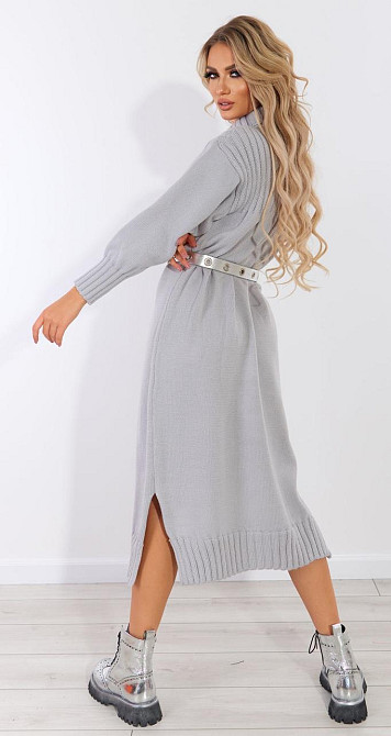 Довга в'язана сукня (48-52) Київ - фото 6