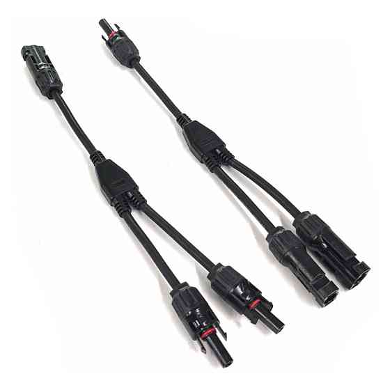 Кабель EcoFlow Solar MC4 Parallel Connection Cable (Чорний, 0.3м) Николаев