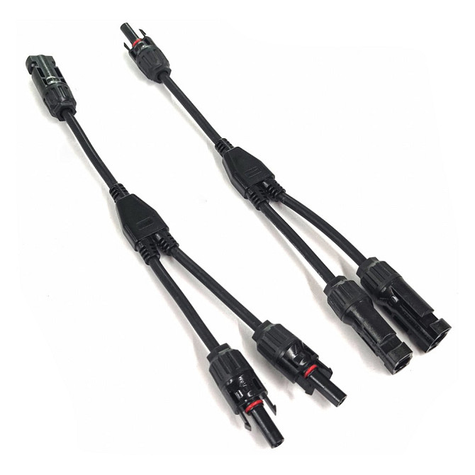 Кабель EcoFlow Solar MC4 Parallel Connection Cable (Чорний, 0.3м) Николаев - изображение 1