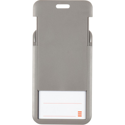 Бейдж Axent слайдер вертикальный, 54х85мм, теплый серый (4500V-03-A) Винница - изображение 3