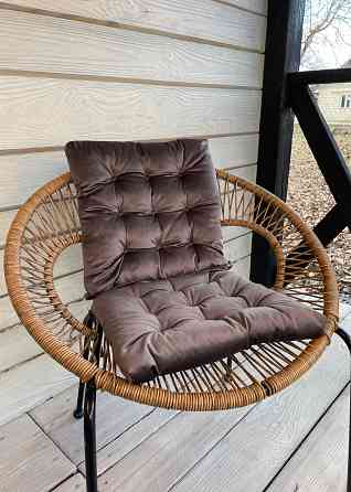 Подушка для стільців (40x40х5 см) Decorator Velour колір бурий 84-121 Київ