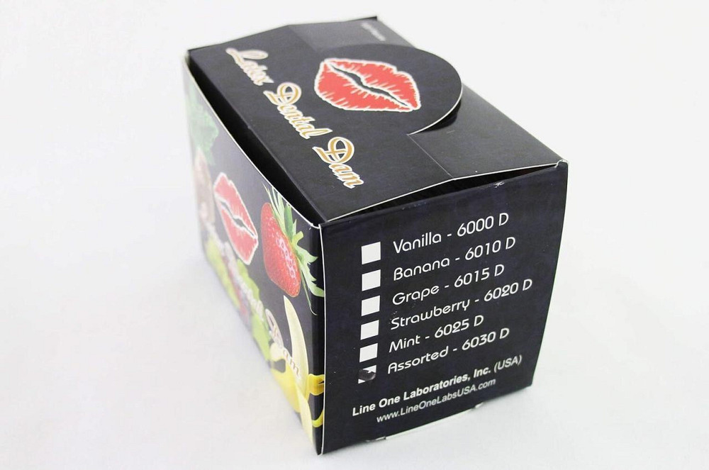 Набір латексних серветок Latex Dental Dams Assorted 100 шт Sex Aura Київ - фото 5
