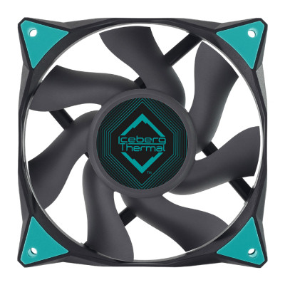 Кулер до корпусу Iceberg Group IceGALE 120mm Black (ICEGALE12-C0A) Вінниця - фото 1