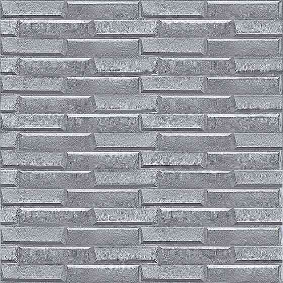 Самоклеюча 3D панель 3080x700x5мм Кладка Срібло SW-00001760 Київ