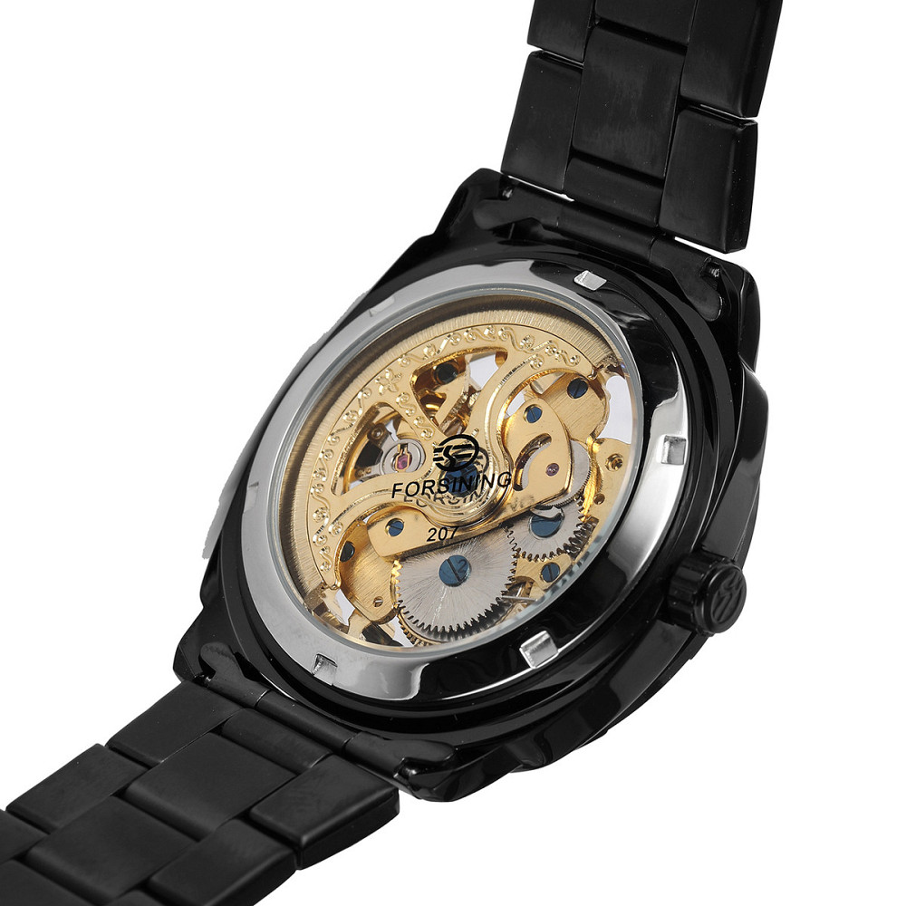Годинник чоловічий механічний Forsining Spectrum Чорний Вінниця - фото 9