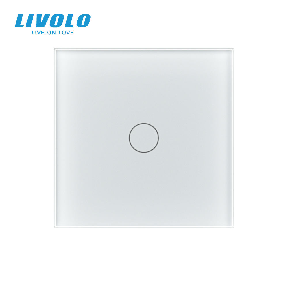 LIVOLO Сенсорний прохідний / перехресний вимикач LIVOLO, 5А 230В, білий матове скло Коломия - фото 8