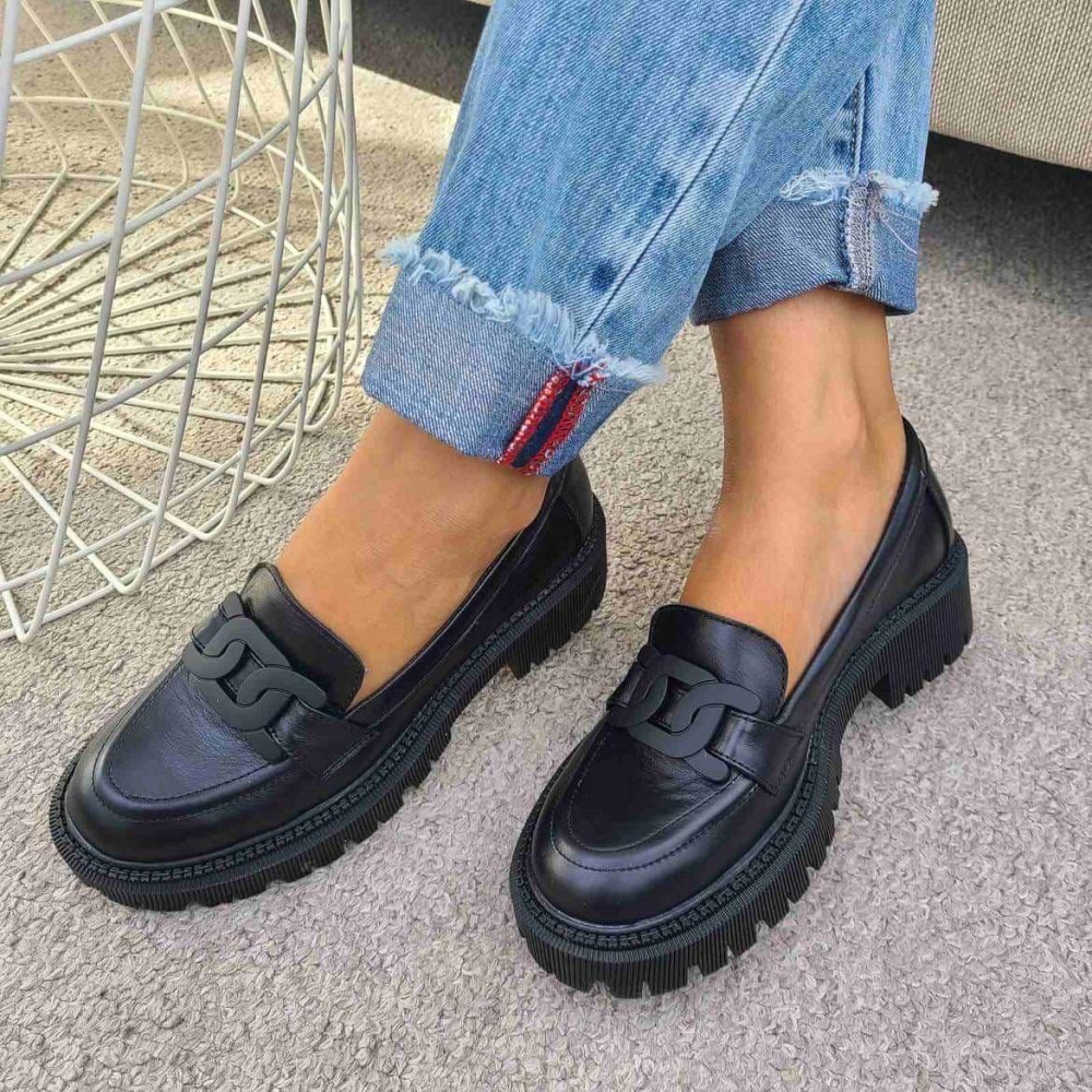 Olli Туфлі жіночі OLLI чорні шкіра натуральна 36 (4795) Коломыя - изображение 1