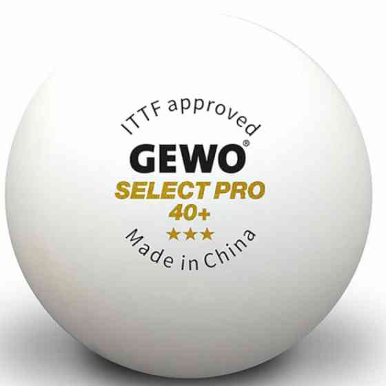 М'ячі для настільного тенісу Gewo Select Pro 40+ ITTF 6 шт (86481200) Київ