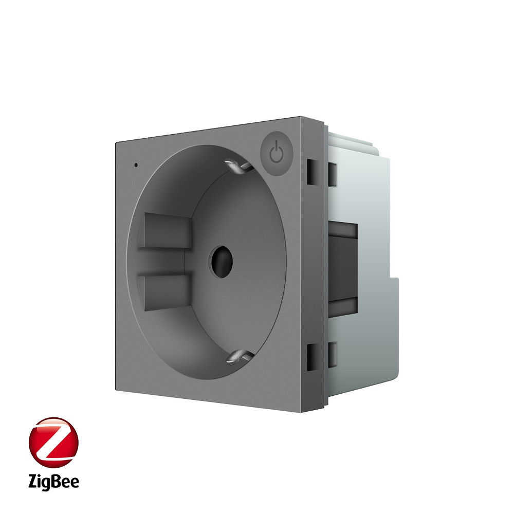 LIVOLO Розумна розетка LIVOLO ZigBee, з заземленням, сіра, 16А 230В, керування через Alexa / Go Коломия - фото 8