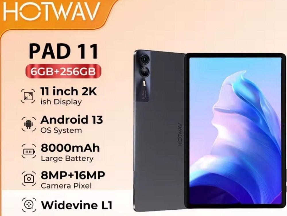 Планшет Hotwav Pad11 6/256Gb. 4Gb. LTE Tablet. Киев - изображение 8